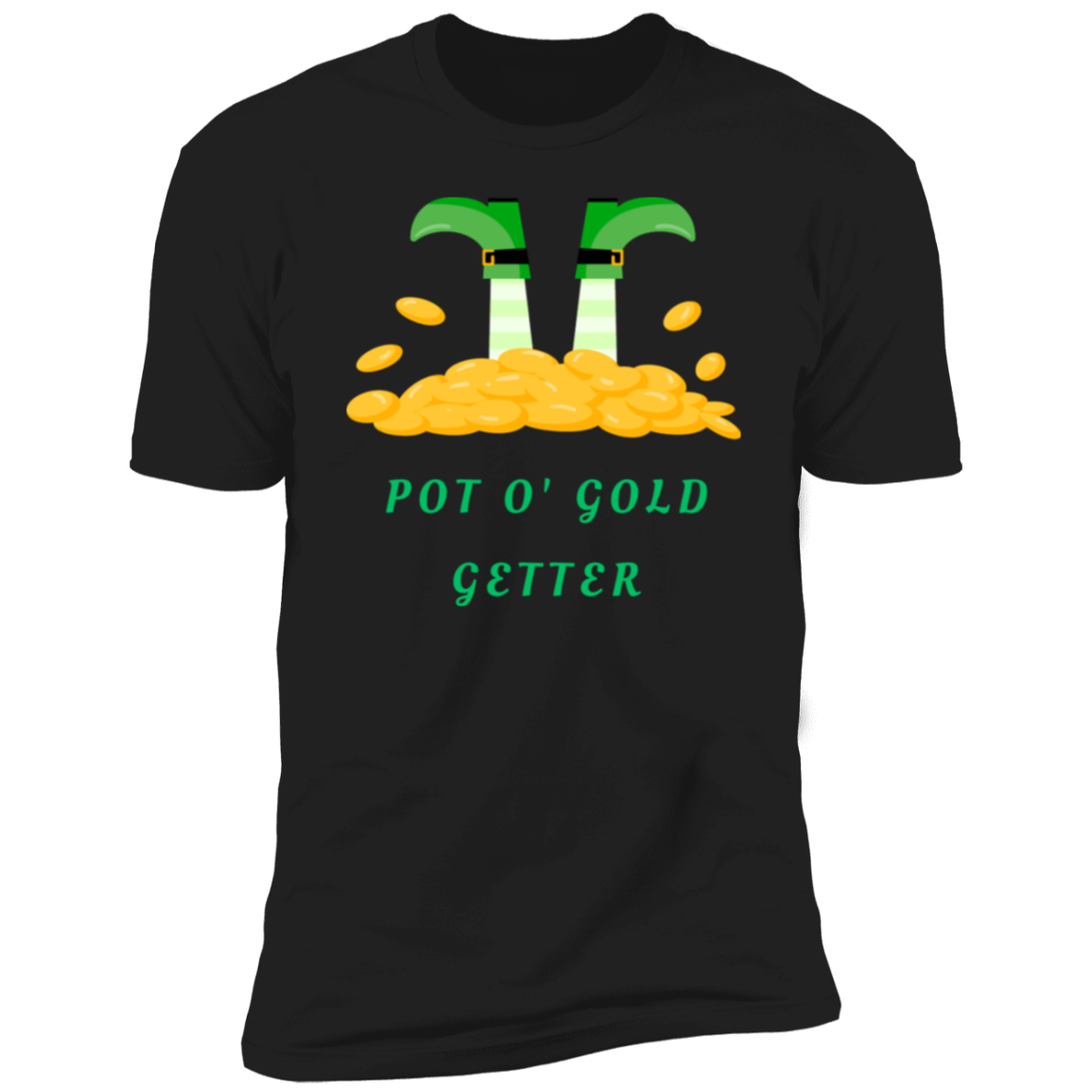 Pot O Gold Ultra Soft Premium Short Sleeve T-Shirt