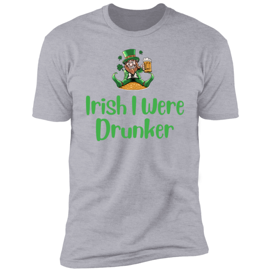 I Wish I Were Drunker Ultra Soft Premium Short Sleeve T-Shirt